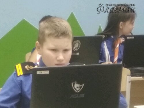 Занятиях в детском клубе «Флагман»